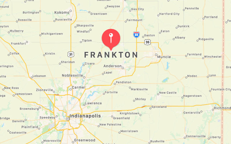 Frankton Indiana Map